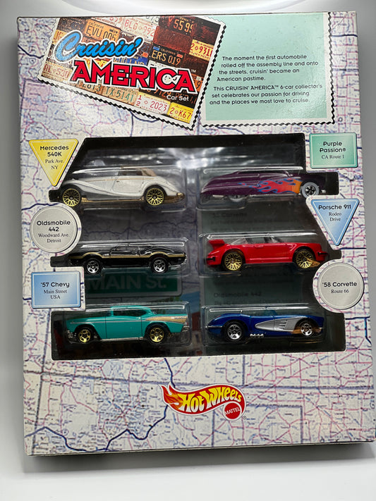 Hot Wheels Cruisin’ America Target Exclusive 6 pack set