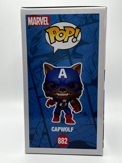 ¡Funko Pop! Marvel - Capwolf (Exclusivo de la Convención de Verano de 2021)