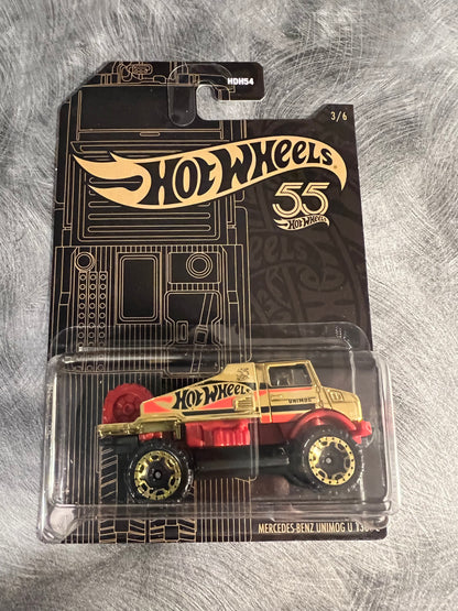 Hot Wheels 55 Aniversario Perlado y Cromo