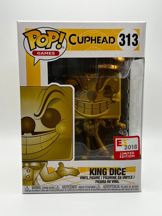 Funko Pop! Games - King Dice  *Gold* (Cuphead) E3 2018 Limited Edition