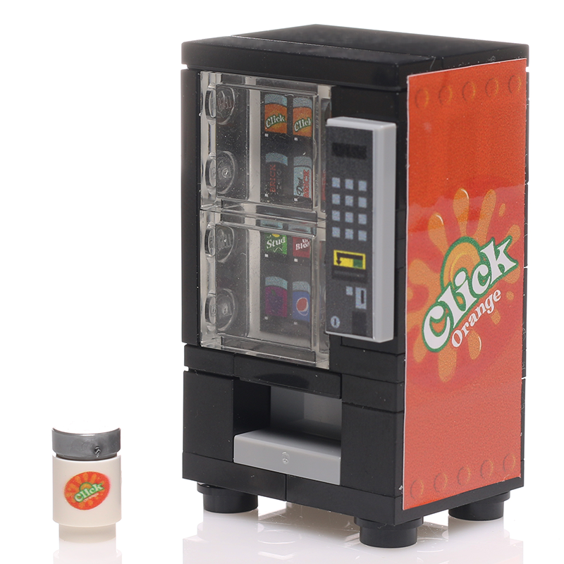 B3 Customs - Orange Click - Custom LEGO Soda Vending Machine