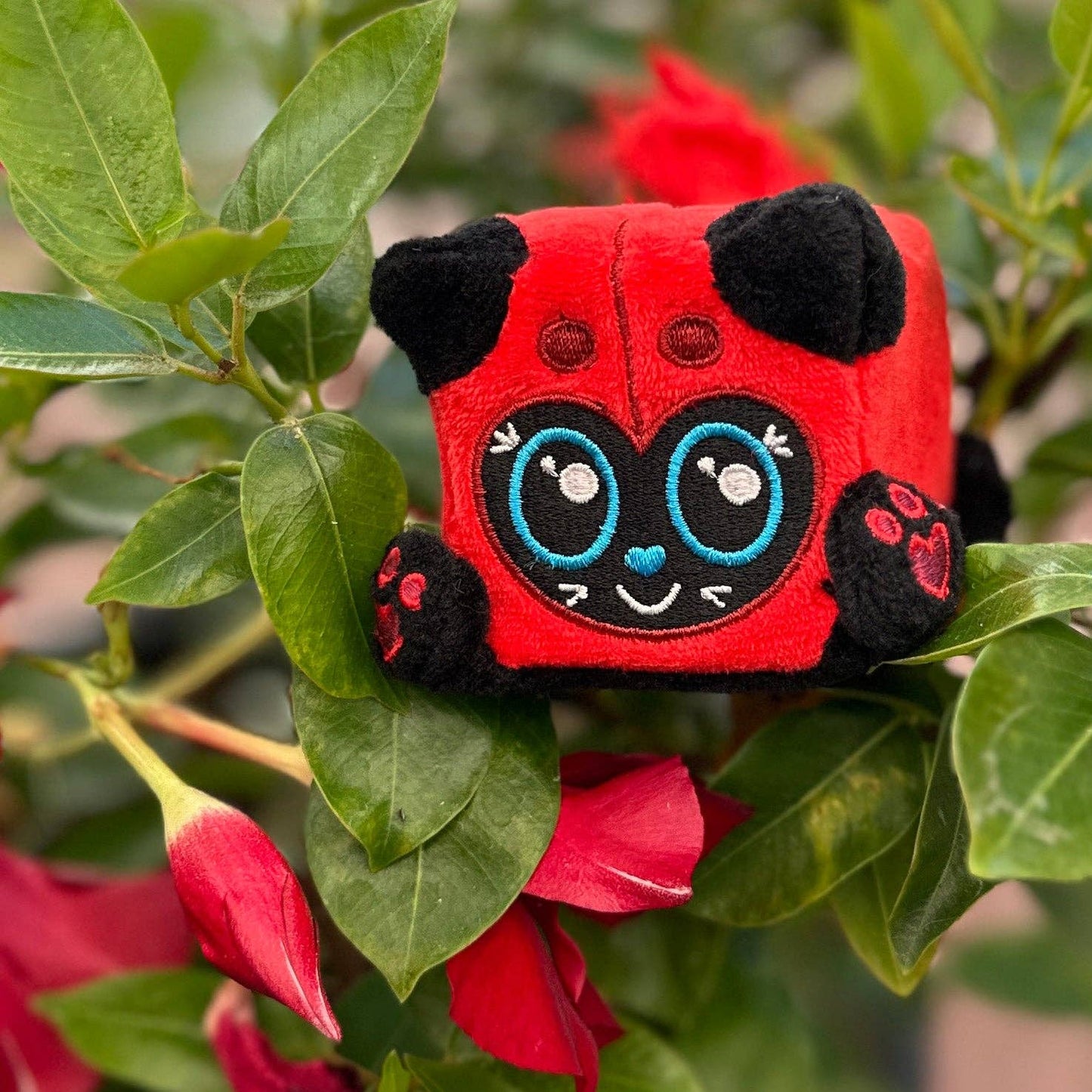 Squaredy Cats (Smol/mini) - "Scarlettini" Lady Bug