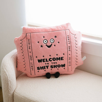 Punchkins Pillow - "Welcome to the Sh*t Show" Large Plush