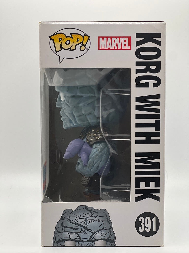 ¡Funko Pop! Marvel - Korg con Miek (Exclusivo de la Convención de Otoño de 2018) #391