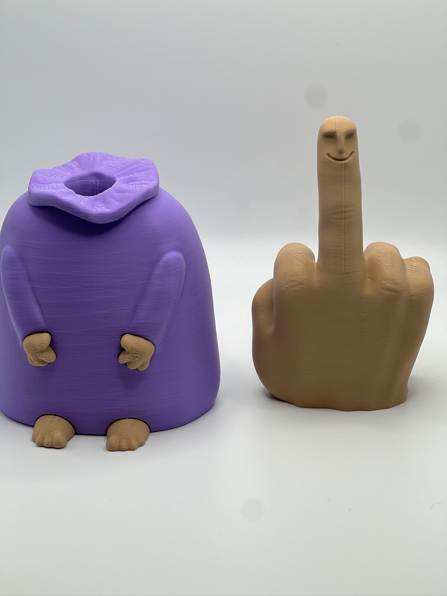 Mr. Nice Guy with Hidden Middle Finger by Cloud Nine 3d Studio