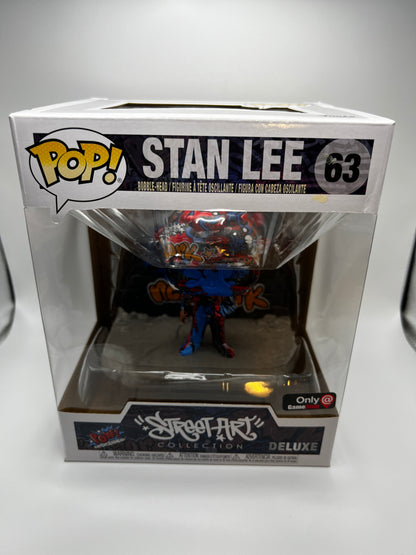 ¡Funko Pop! Exclusivo de Game Stop de Marvel-Stan Lee (arte callejero)