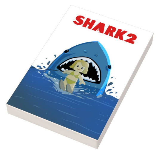 B3 Customs - Shark 2 Movie Cover (2x3 Tile)