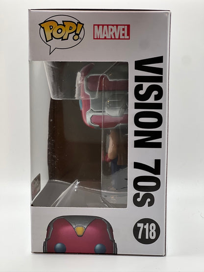 ¡Funko Pop! Marvel - Vision 70's (Wanda Vision) Exclusivo de Gamestop #718