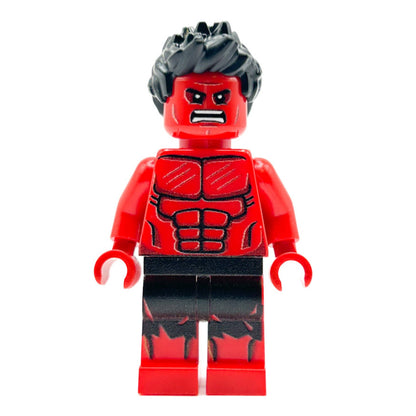 B3 Customs - Custom Red Hulk Marvel Minifigure