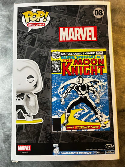 ¡Funko Pop! Portadas de cómics: Caballero Luna (Marvel Spotlight #28)