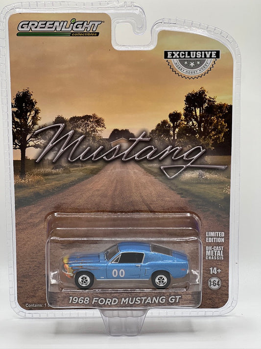 Greenlight - Voiture de course Ford Mustang GT Fastback 1968 #00