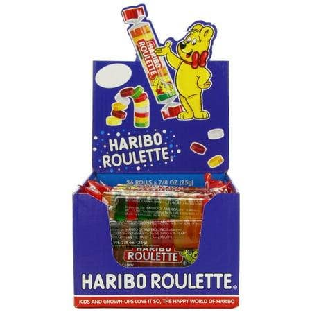 Long Island Candy Factory - Haribo Roulettes Gummy Candy Rolls 36 count