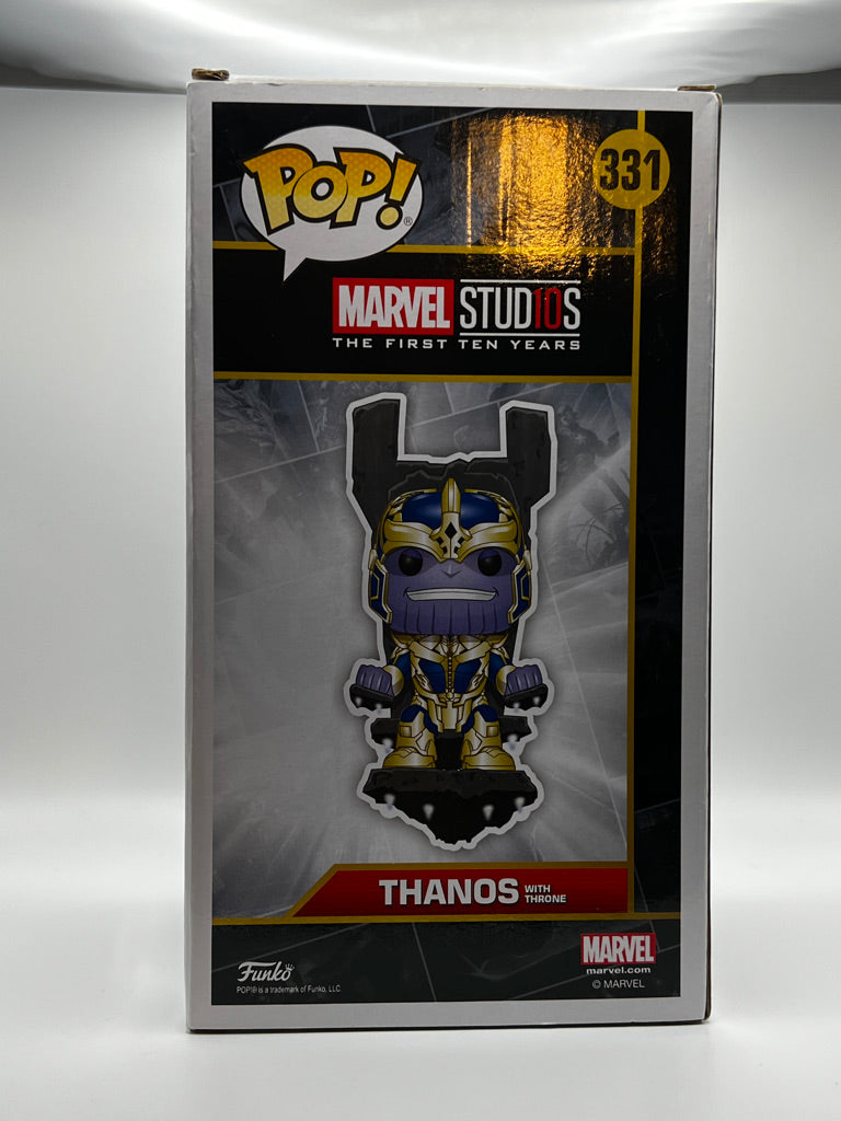 ¡Funko Pop! Marvel-Thanos con trono