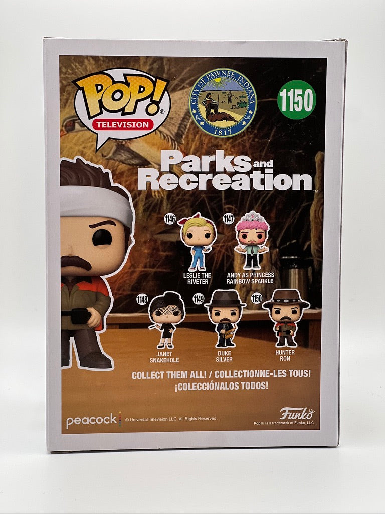 Funko Pop! TV - Parcs et loisirs - Hunter Ron (CHASE) #1150