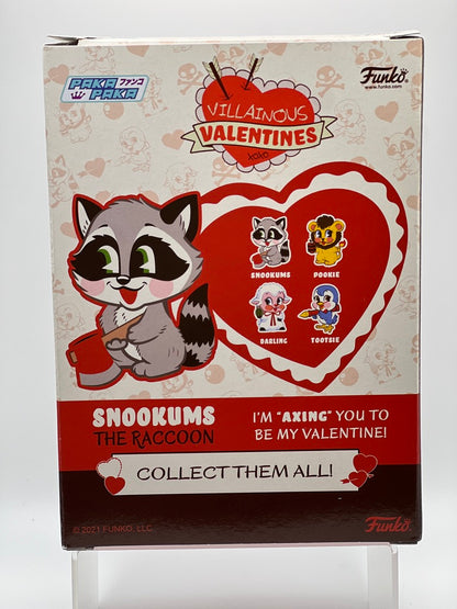 Funko Paka Paka Vilainous Valentines - Snookums The Raccoon