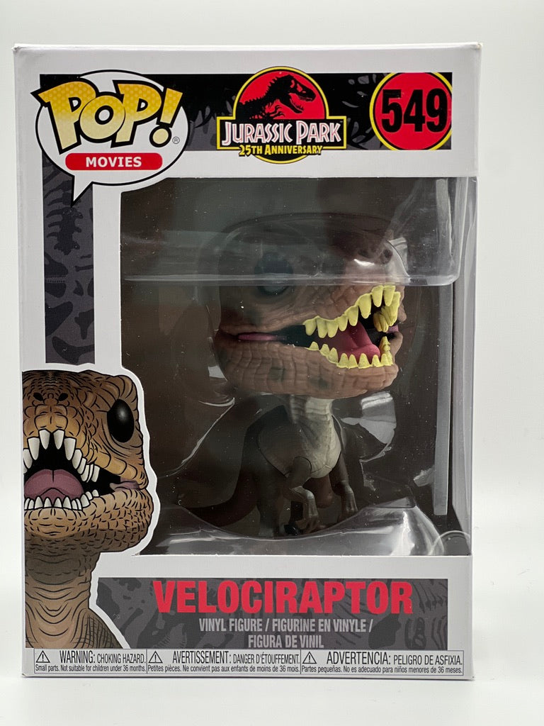 ¡Funko Pop! Películas - Parque Jurásico (25ª edición): Velociraptor #549