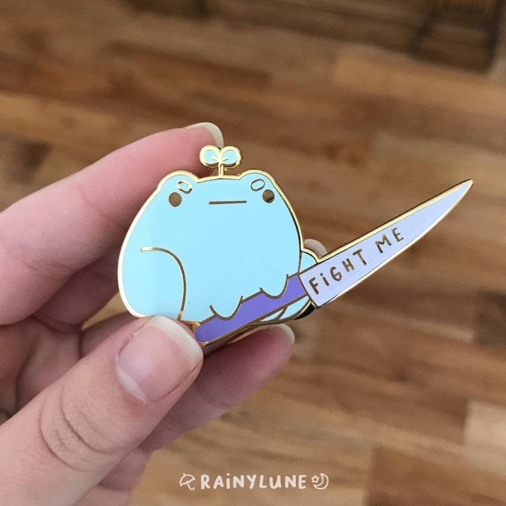 Sprout the Frog - "Fight Me" - Pin coleccionable