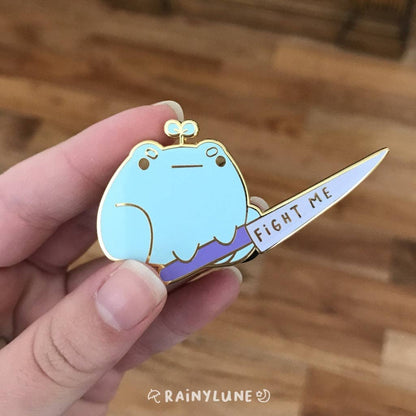 Sprout the Frog - "Fight Me" - Pin coleccionable