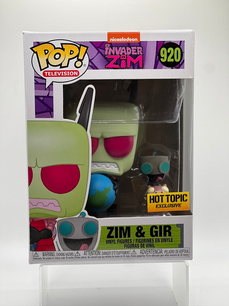 Funko Pop! TV - Invader Zim (Zim & Gir) Hot Topic Exclusive