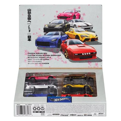 Hot Wheels Streets of Japan Car Culture (paquete múltiple de 6 autos)