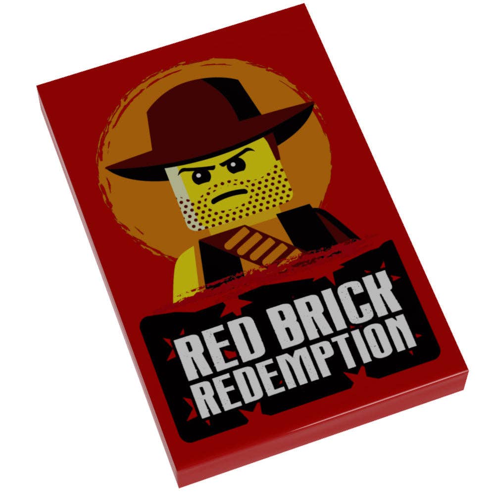 B3 Customs - Red Brick Redemption Video Game Cover (2x3 Tile)