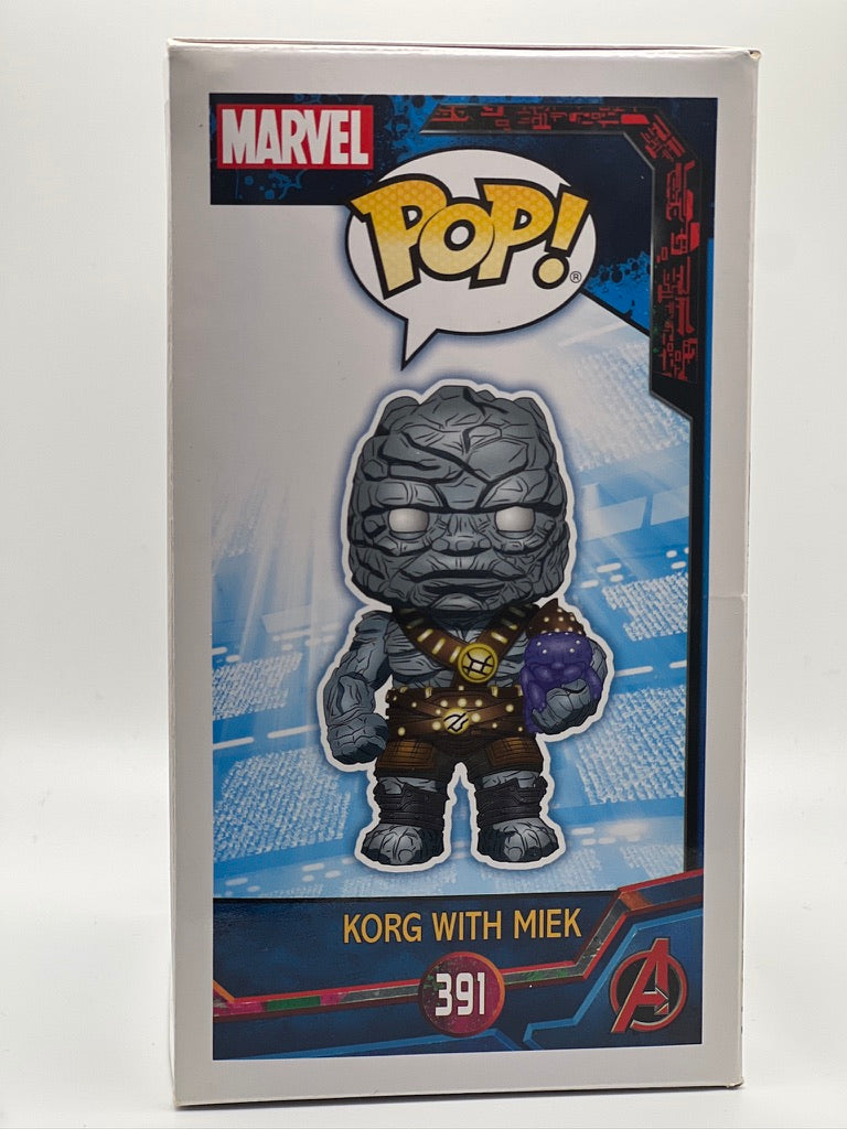 ¡Funko Pop! Marvel - Korg con Miek (Exclusivo de la Convención de Otoño de 2018) #391