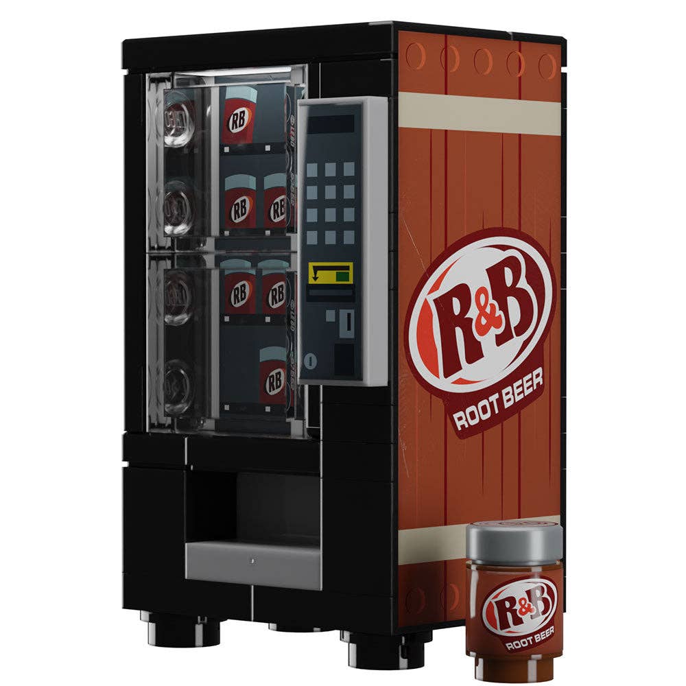 B3 Customs® - R & B Root Beer - Custom LEGO Soda Vending Machine