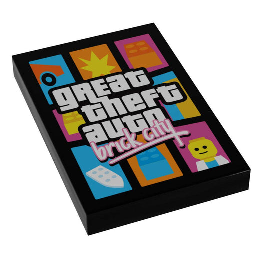 B3 Customs - Great Theft Auto: Brick City Video Game Cover (2x3 Tile)