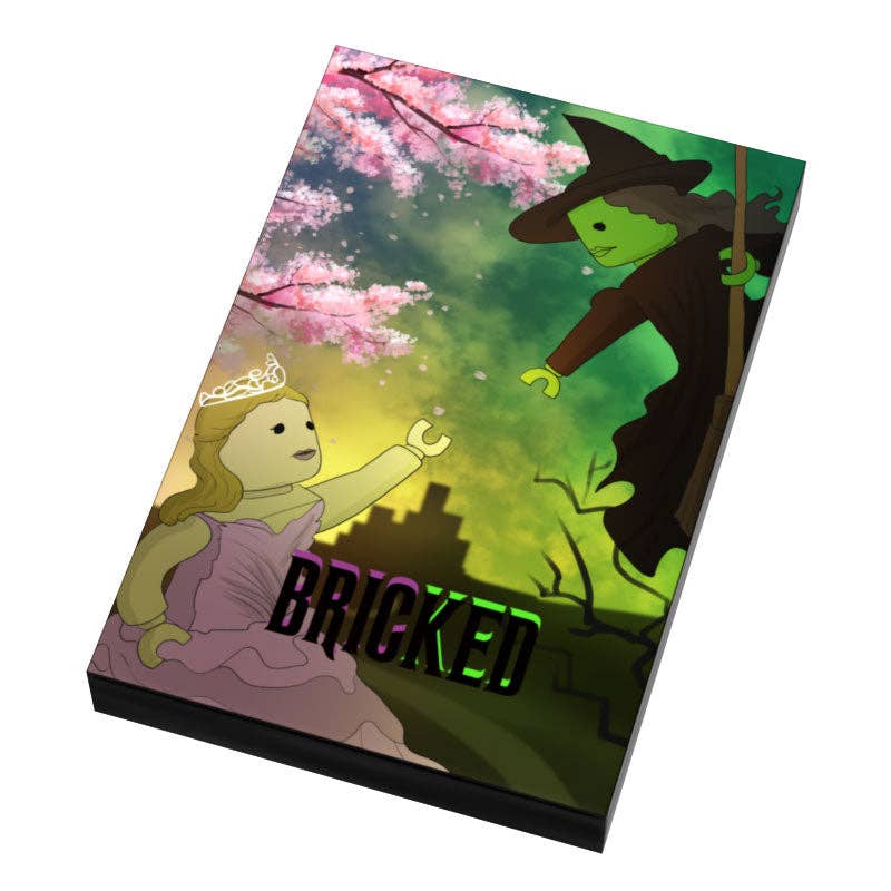 B3 Customs - Bricked Witch Movie Cover (2x3 Tile)