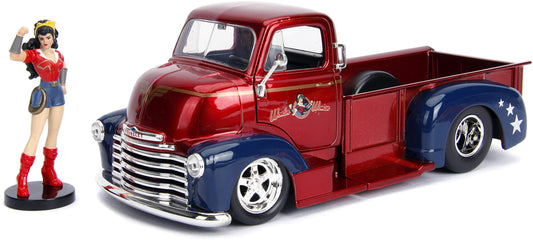 DC Comics Bombshells - Wonder Woman & 1952 Chevy COE Pickup from Jada