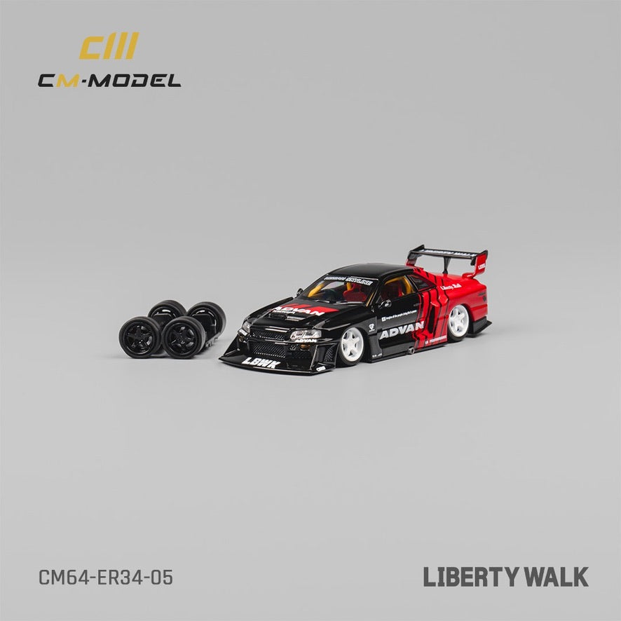 CM Model - Nissan LBWK ER34 (Advan Livery)