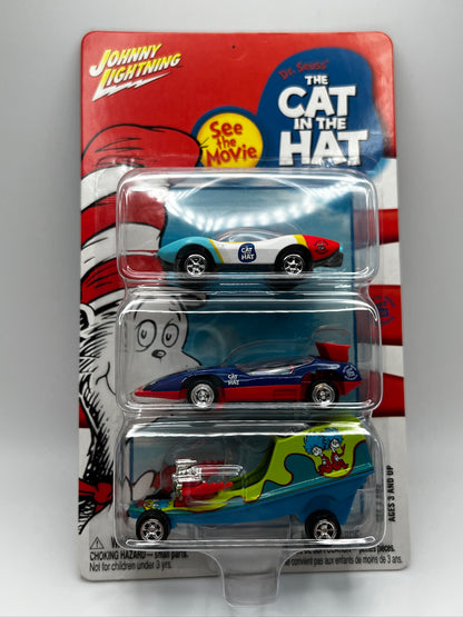 Johnny Lightning Cat in the Hat (3 car set)