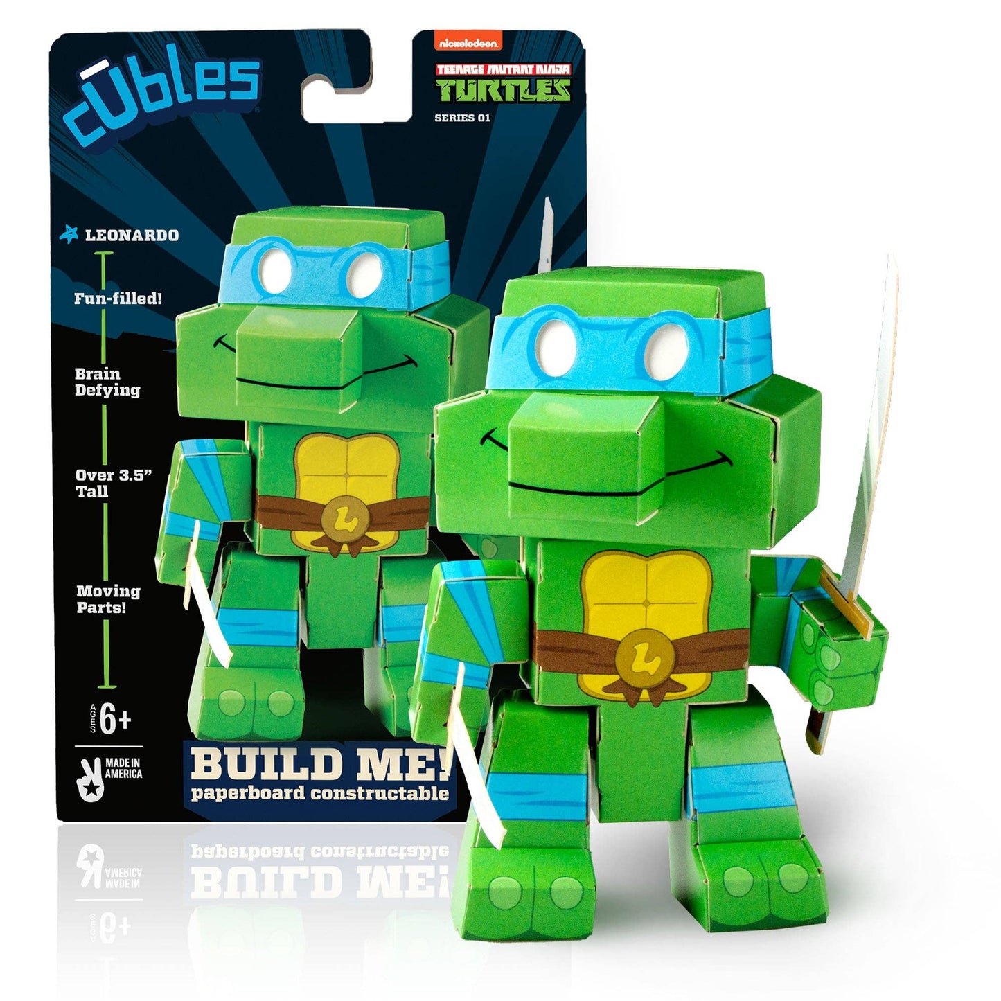 Cubles - Teenage Mutant Ninja Turtles: Leonardo - 3D Buildable STEM Toy