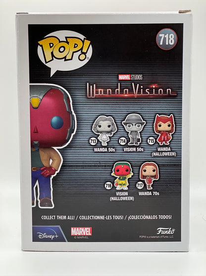 ¡Funko Pop! Marvel - Vision 70's (Wanda Vision) Exclusivo de Gamestop #718