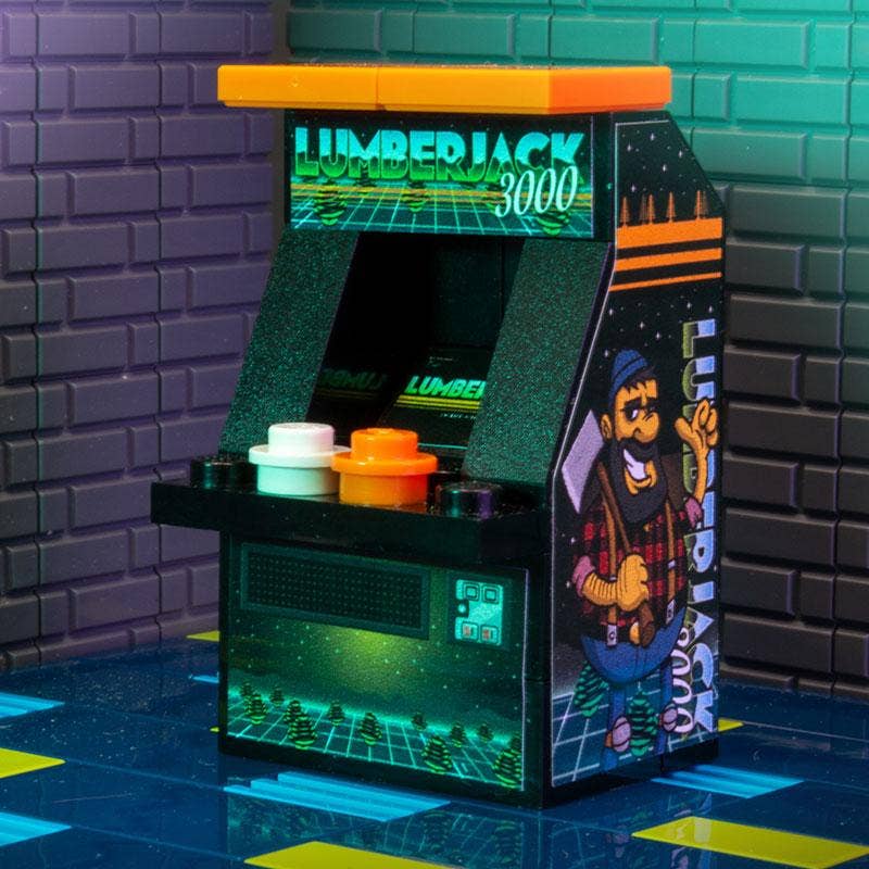 B3 Customs® - Lumberjack 3000 - La máquina arcade LEGO personalizada es