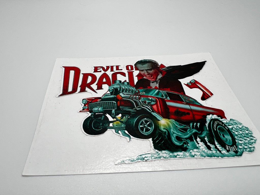 Chevy Gasser (Dracula) - Sticker