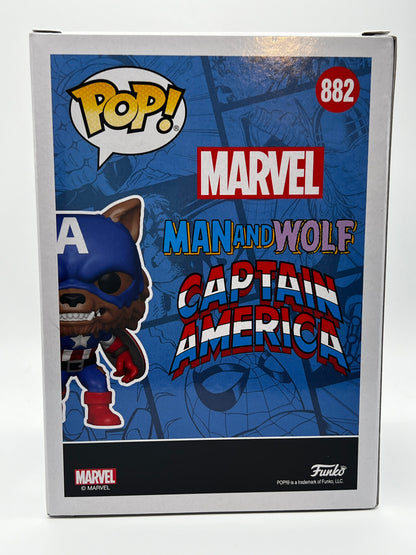 ¡Funko Pop! Marvel - Capwolf (Exclusivo de la Convención de Verano de 2021)