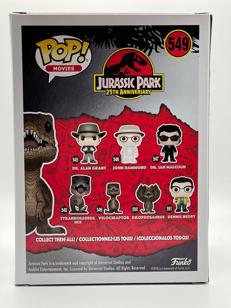 ¡Funko Pop! Películas - Parque Jurásico (25ª edición): Velociraptor #549