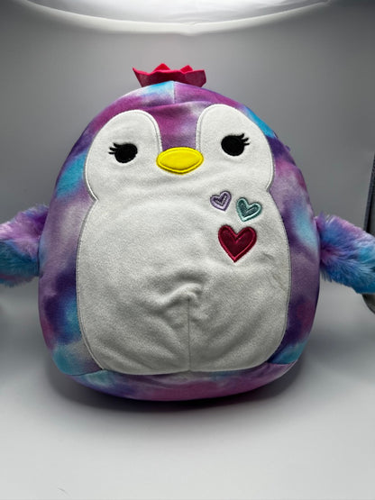 Squishmallow 8" Tomara El Pingüino de San Valentín