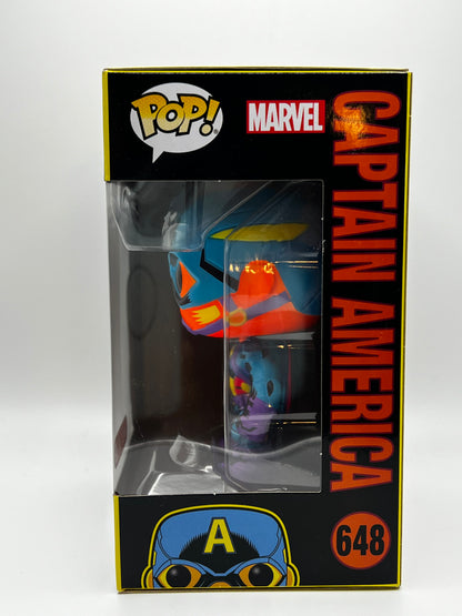 Funko Pop! Marvel - Captain America (Blacklight) Target Exclusive