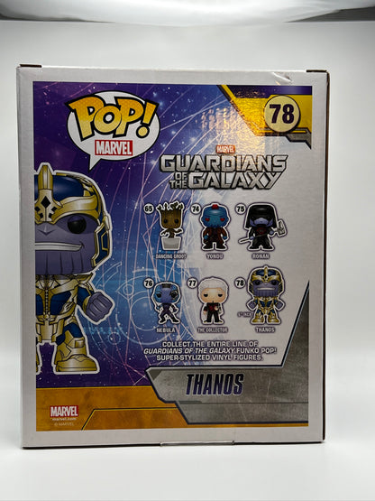 ¡Funko Pop! Marvel-Thanos (Brilla en la Oscuridad) 6" Entertainment Earth Excl.