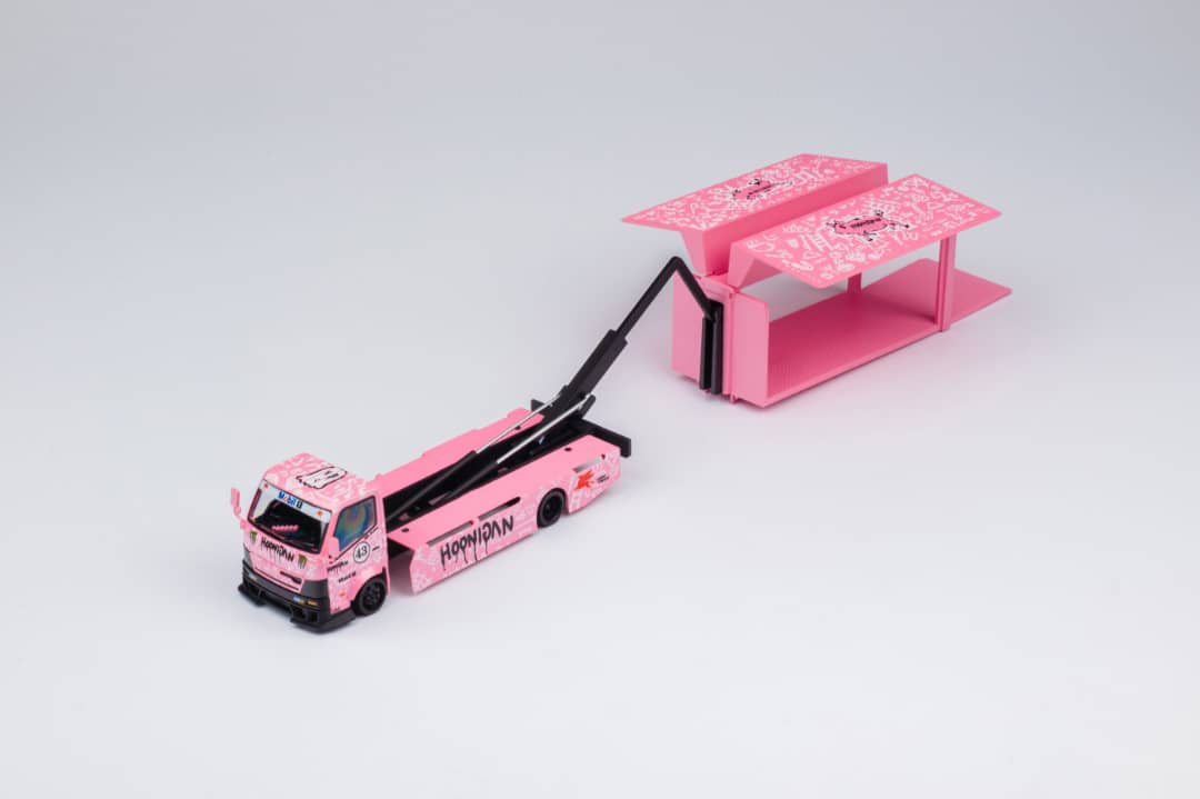 Camión con alas de gaviota personalizado MicroTurbo - Hoonipigasus Pink