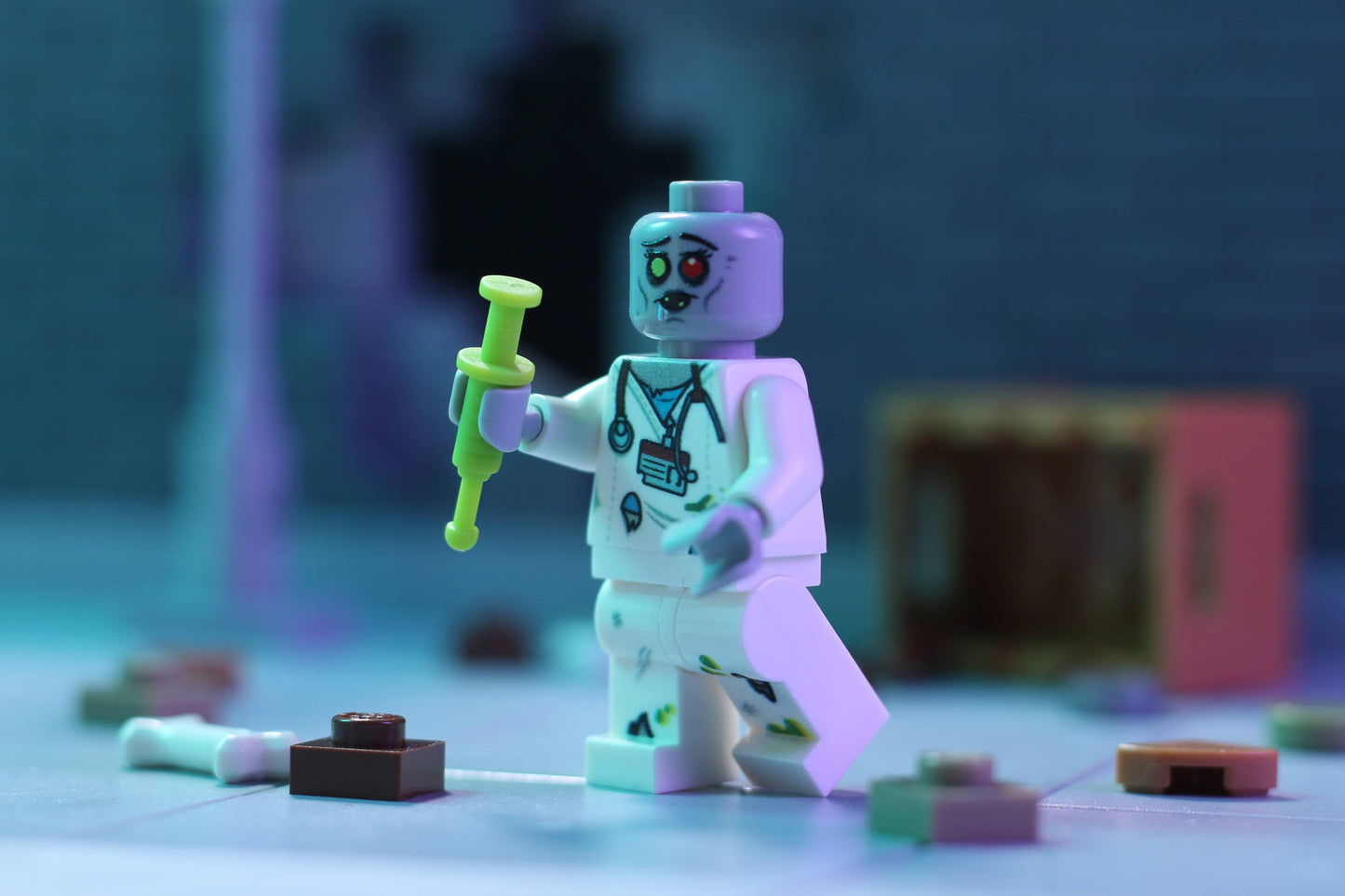 B3 Customs Custom Minifig: Zombie Nurse