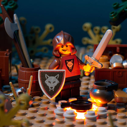 B3 Customs - Wolfpack Bandit (Sword) - Custom Castle Minifig