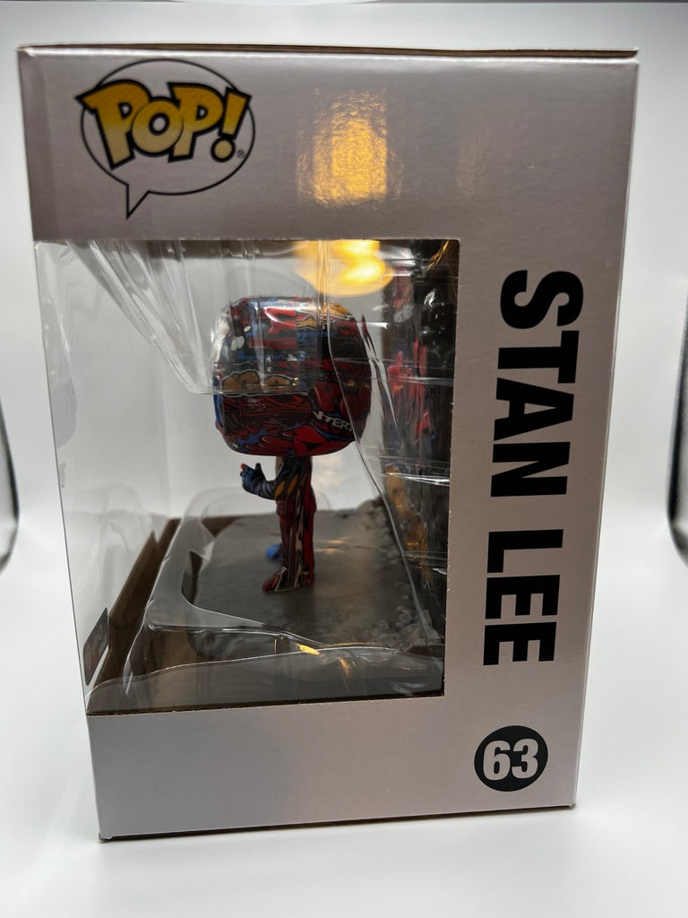 ¡Funko Pop! Exclusivo de Game Stop de Marvel-Stan Lee (arte callejero)