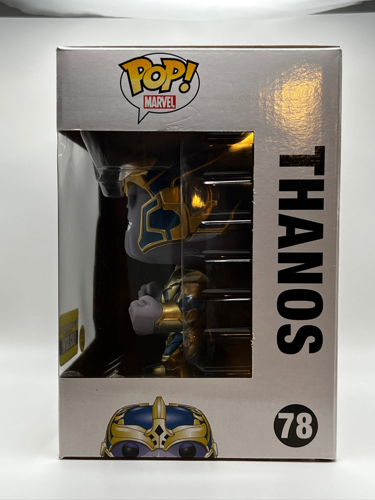 ¡Funko Pop! Marvel-Thanos (Brilla en la Oscuridad) 6" Entertainment Earth Excl.