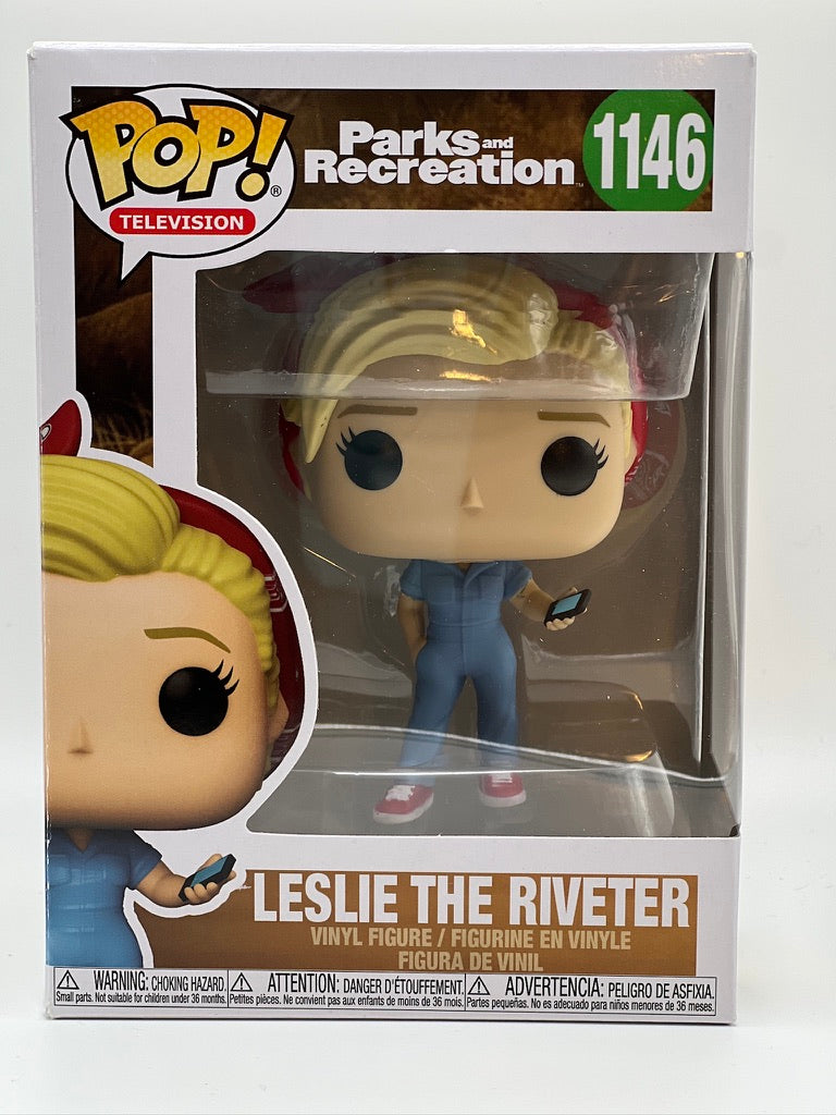 ¡Funko Pop! TV - Parques y recreación - Leslie la remachadora #1146