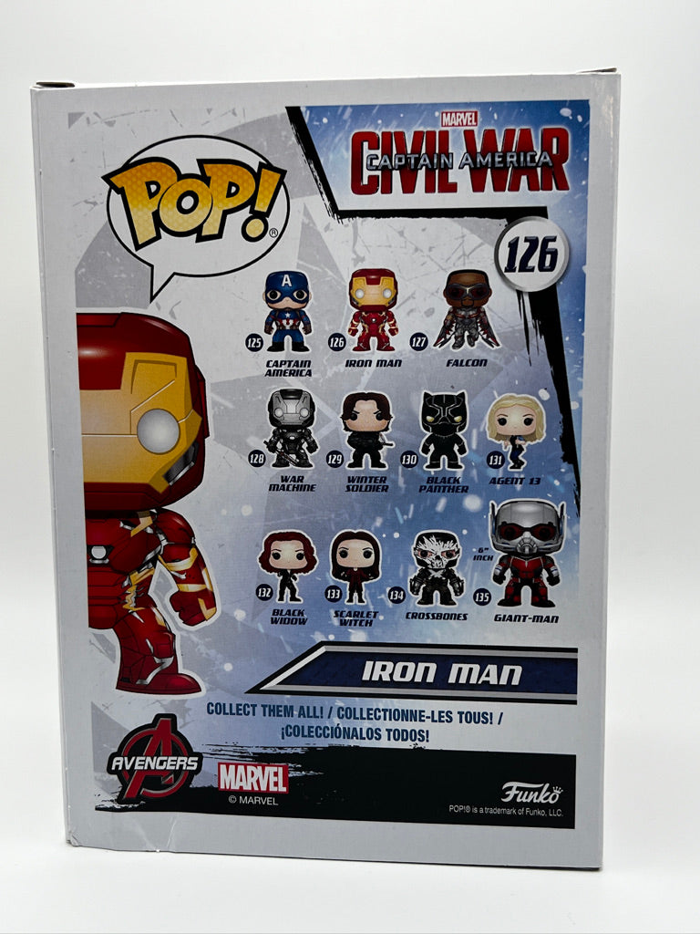 Funko Pop! Guerre civile d'Iron Man (#126)