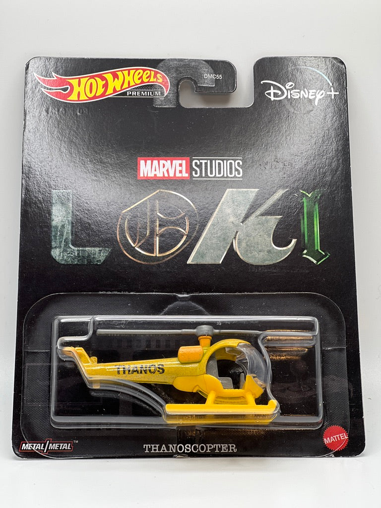 Hot Wheels Premium: Marvel Studios - Loki Thanoscopter Helicopter