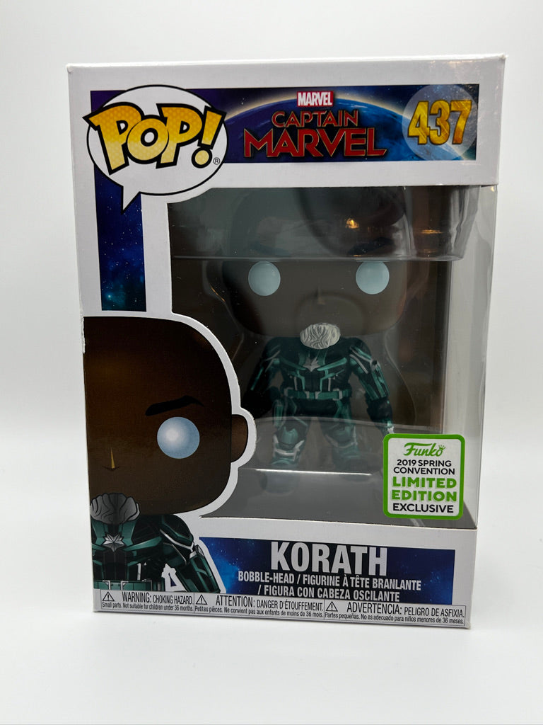 ¡Funko Pop! Marvel - Korath (Edición limitada exclusiva de la Convención de primavera de 2019)